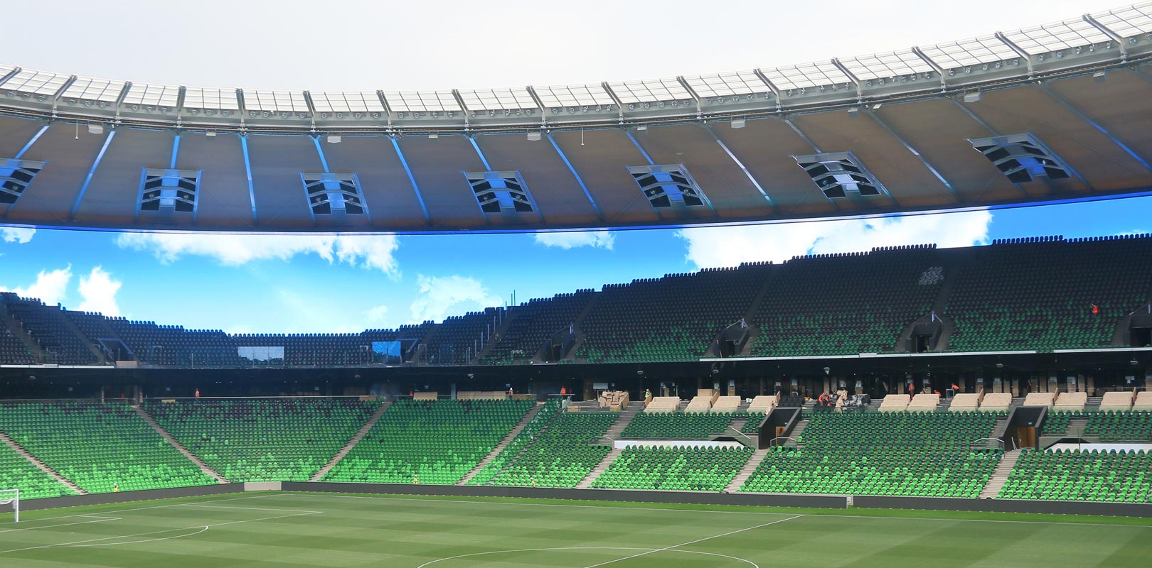 國(guó)外某體育場(chǎng)館LED大屏